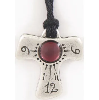 Hodiny Náhrdelník a sluneční hodiny Tau - ametystový kámen