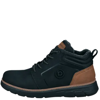 Pánská zimní obuv PÁNSKÉ KOTNÍKOVÉ BOTY BUGATTI 331-AP030-5000-1000 ČERNÁ Barva: Černá, Velikost: 45