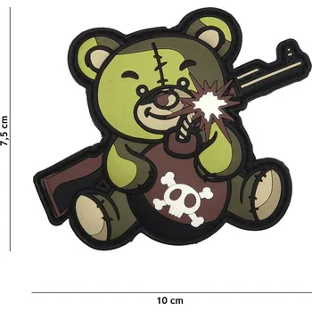 Nášivka FOSCO - USA - V.O. Nášivka Terror Teddy - VELCRO - 3D PVC