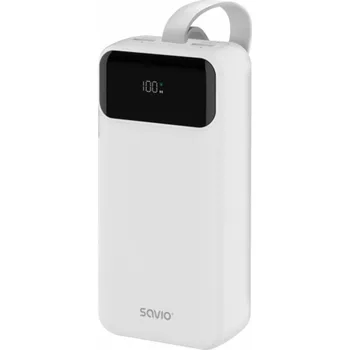 Baterie pro mobilní telefon Savio BA-11 externí baterie Lithium-ion (Li-ion) 3000 mAh Bílá
