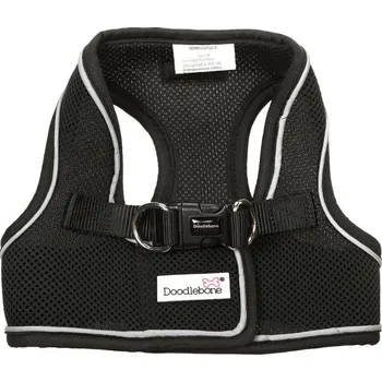 Postroj pro psa Doodlebone Postroj Snappy Coal Velikost: 1