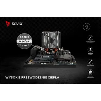 Počítačové chlazení Savio Teplovodivá pasta Glacier 14,5 W/mK, 4g TG-04