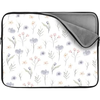 pouzdro na notebook Sablio Obal na notebook Jemné květy - 15,6"