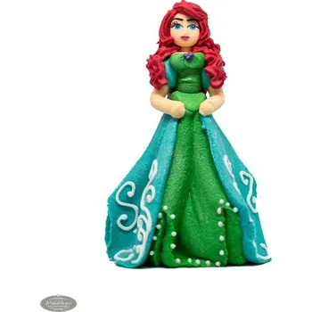 Jedlá dekorace na dort Princezna Ariel – cukrová dekorace na dort
