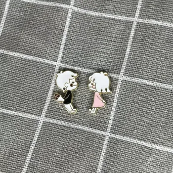 Holčička s chlapečkem s růžemi