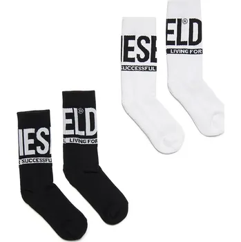 Pánské ponožky Dětské ponožky Diesel SKM-ZRAYBIPACK SOCKS 2-pack 00J4MX černá 99X, vel. 26/29