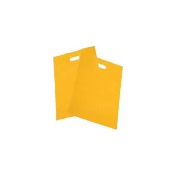 Nákupní taška Igelitová taška LDPE, 20 x 30+5 cm, žlutá, 1 ks