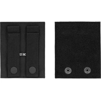 101 INC - V.O. Molle panel se suchým zipem - MEDIUM - Černá