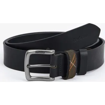 Opasek Barbour Esk Leather Belt — Black