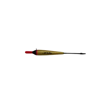 Signalizace záběru Splávek na plavanou 0,25 g – zlaté tělo, citlivý model pro jemnou plavanou