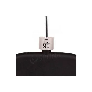 Ramínko Minireitery podprsenkové, značení "D/90", šedá barva, černý potisk, 25ks