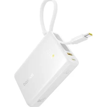 Powerbanka Powerbanka Baseus PicoGo 10000mAh, 45W, s kabelem USB-C bílá