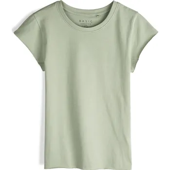 Dámské oblečení GATE Základní bavlněné triko s neopracovaným lemem 36 225-1095/420