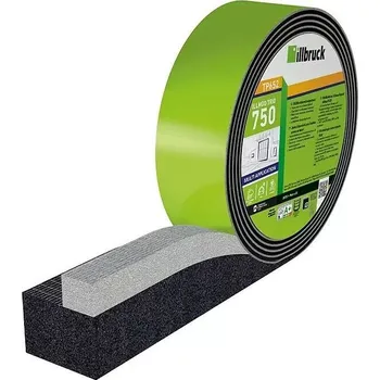 Izolační páska Illbruck Těsnicí páska Trioplex + TP652, 6 m, 8 × 88 mm, antracitová 390307