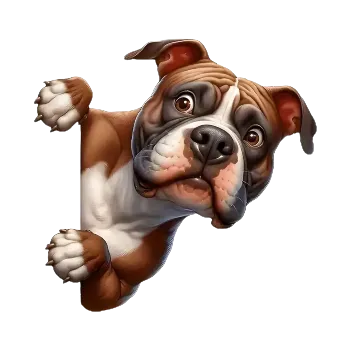 Nášivka Nažehlovací obrázek - zvědavý dobrman (19,5 x 18,5 cm)