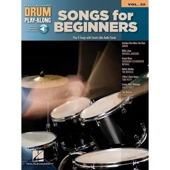 Hal Leonard Drum Play-Along Volume 32: Songs for Beginners Noty