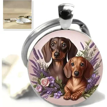 Přívěsek na klíče s jezevčíkem