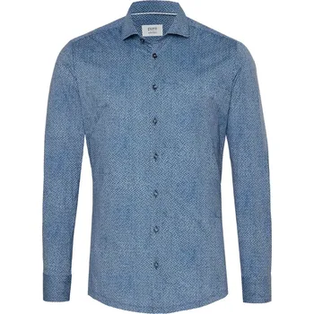 Pánská košile Košile Pure Slim Fit "Functional" vzorovaná E21309_21742_176 velikost: 43, délka rukávu: dlouhý rukáv