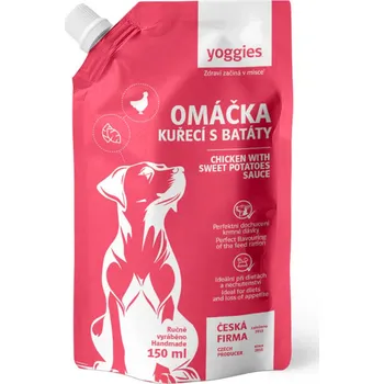 Omáčka Yoggies Omáčka s kuřecím a batáty 150 ml