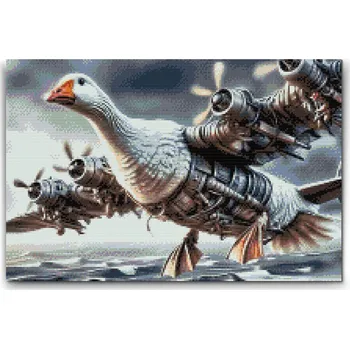 Diamantové malování Diamantové malování - Bombini Gusini Velikost: 40x60cm, Rámování: Pouze srolované plátno, Diamanty: Čtvercové