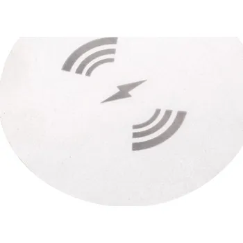 Elektrická zásuvka Emuca S.R.L. Skrytá bezdrátová nabíječka Airtop 2 – Qi 10 W, černá, průměr 60 mm