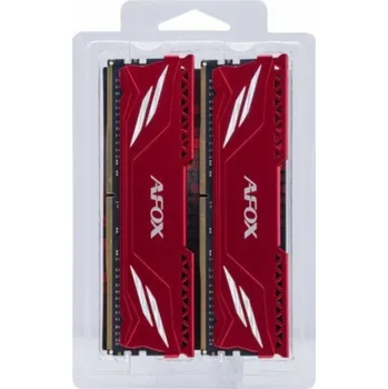 Operační paměť AFOX GAMING DDR4 2X8GB 3200MHZ CL16 XMP2 RED