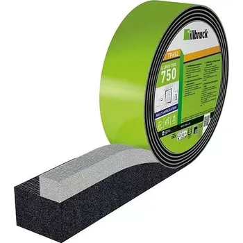 Izolační páska Illbruck Těsnicí páska Trioplex + TP652, 6 m, 8 × 77 mm, černá 390306