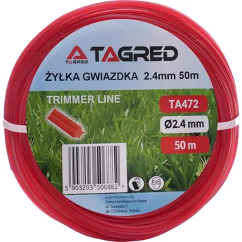 Křovinořez Struna do křovinořezu, vyžínače, hvězda 2,4 mm x 50 m TA472