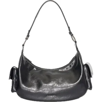 Kabelka Dámská podlouhlá kabelka Bulaggi Crinkle 31686 - černá