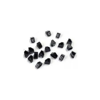 Dárková visačka Cenovky Q 2D, 4 x 6 mm, náhradní znak "Kč", bílý prolis, 20 ks