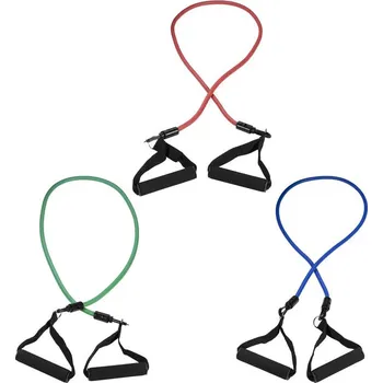 Gorilla Sports Posilovací gumy, sada, 3 obtížnosti