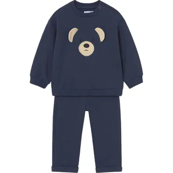 MAYORAL chlapecká mikina a tepláky medvídek modrá vel. 86 cm
