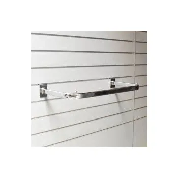 Prodejní regál SLAT U-rampa 600 x 300 mm, chrom