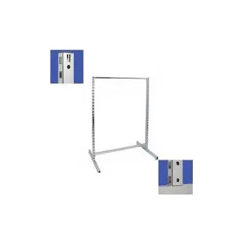 Věšák Stojan VARIANT A, oboustranný, šířka 661 mm, výška 1450 mm, chrom