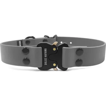Obojek pro psa Dolce Hafana Obojek Tactical 2,5 cm Grey / Grey Velikost: S