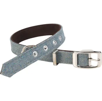Obojek pro psa LISH Obojek Rivington Blue Tweed - L, XL Velikost: XL