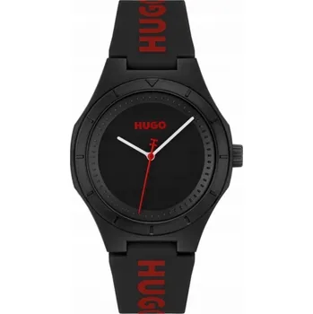 Hodinky Hugo Boss Pánské hodinky Hugo Lit pro něj černé 1530343 + KRABIČKA