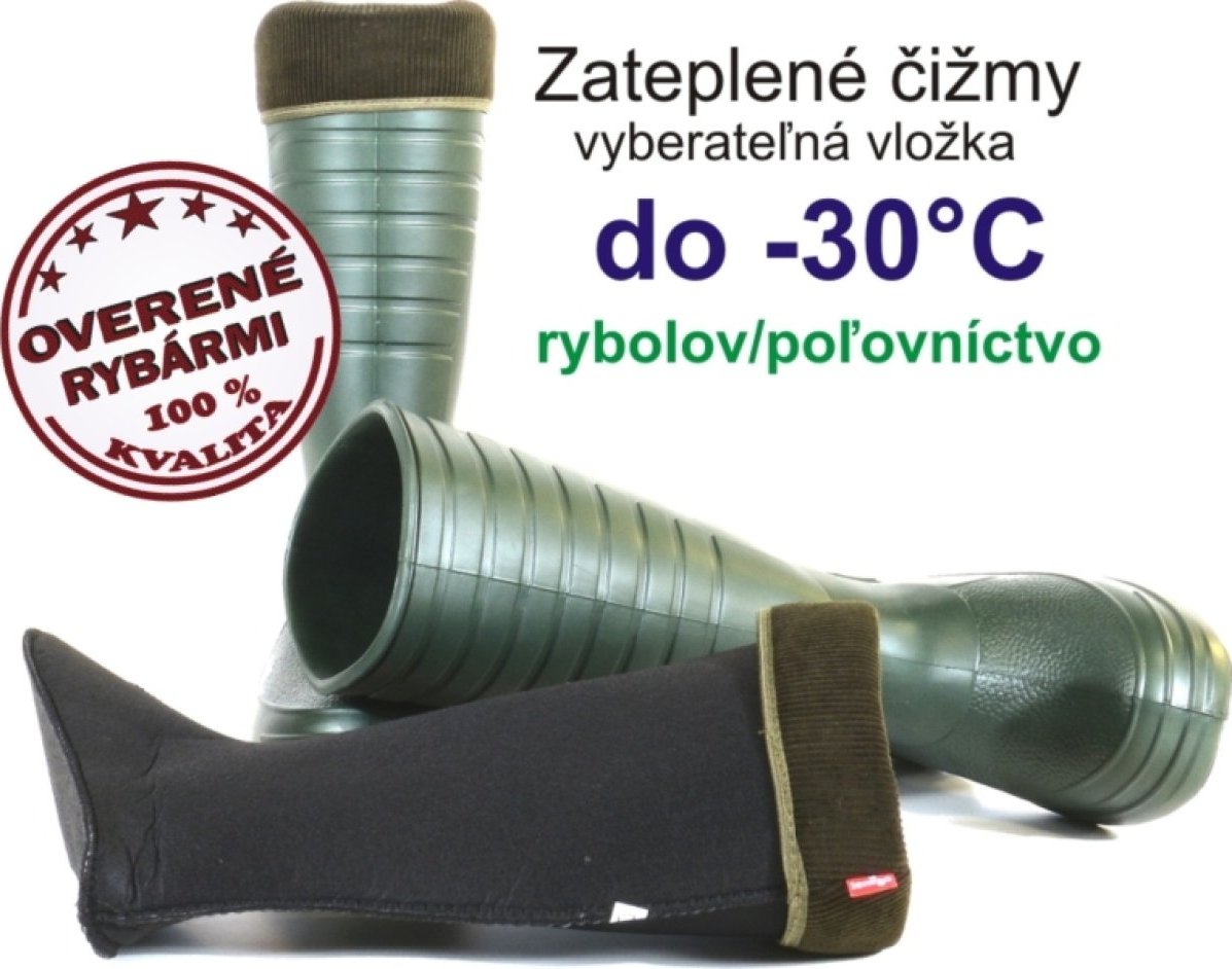 Holínky Grenlander do -30 ° zelené č.40 Holínky Grenlander do -30 ° zelené č.40