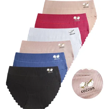 Kalhotky FANNIFEN Dámské jednobarevné kalhotky CZ8062 - 3 ks v balení Velikost: XL