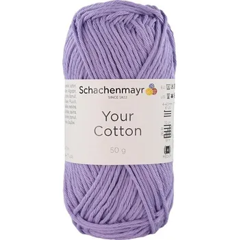 Příze Schachenmayr Your Cotton 00045 Lilac Pletací příze