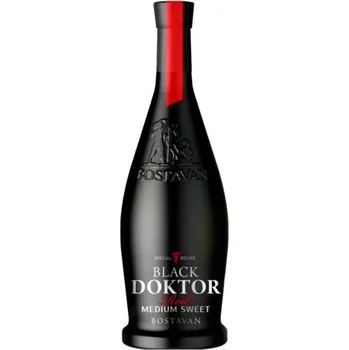 Víno Bostavan - Black Doctor Red Semi Sweet, 0,75l
