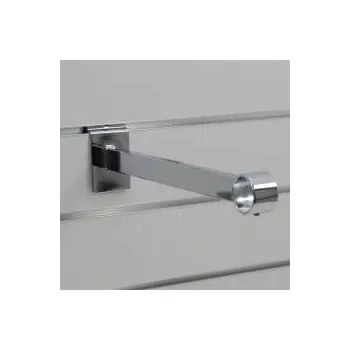 Prodejní regál SLAT konzole pro trubku 33, délka 310 mm, chrom