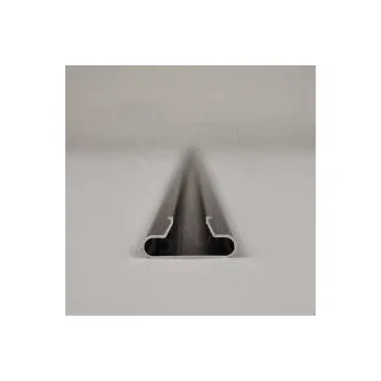 Prodejní regál SLAT insert/lišta do drážky, profil T, hliník 0,85mm,délka 240cm,eloxovaný, zakulacený, černý