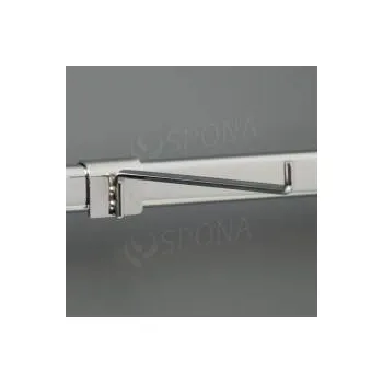 Prodejní regál VARIANT hák / háček L, délka 200 mm (C25), chrom