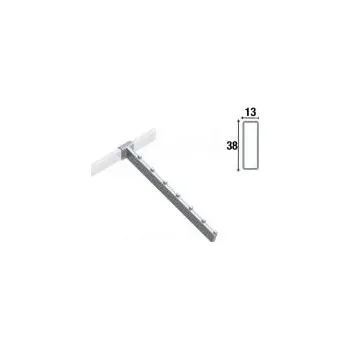 Prodejní regál Prodejní systém ARKSYS, vodopád na profil 38x13mm,7 kolíčků, délka 400mm,satin