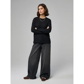 Dámské džíny Džíny wide leg - 34 - House - černá - 381GE-99J