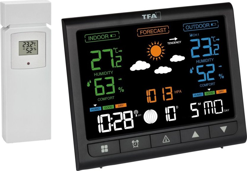 TFA 35.1171.01 - digitální bezdrátová meteostanice CONTRAST