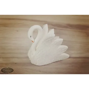 Jedlá dekorace na dort Cukrová dekorace na dort – Labuť (velká)
