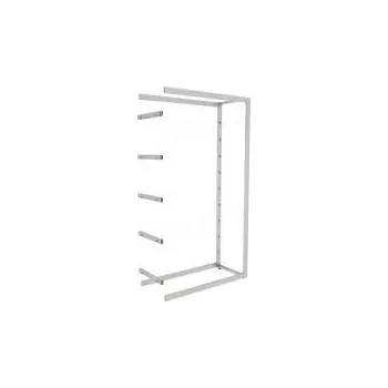 Prodejní regál Prodejní, policový systém BIGSHOP KIT 08E, 1022x442x1850x182,5mm,matná bílá