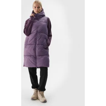 Dámská vesta Dámská péřová vesta 4F velikost S dark violet